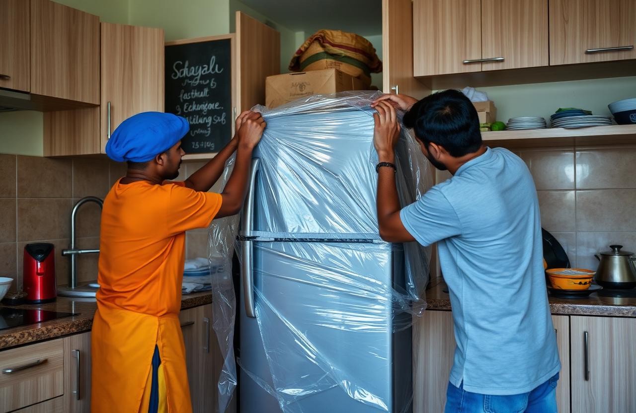 Refrigerator wrapping