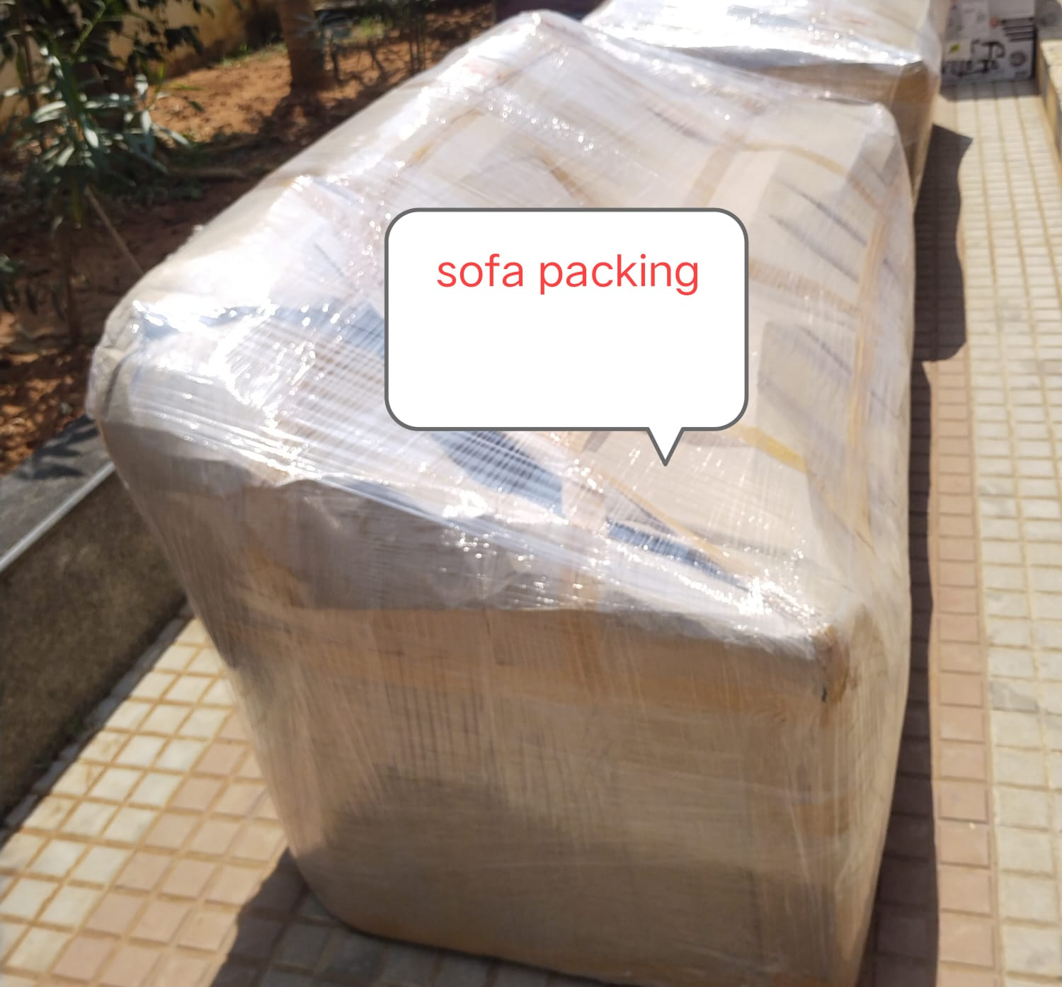 Sofa packing